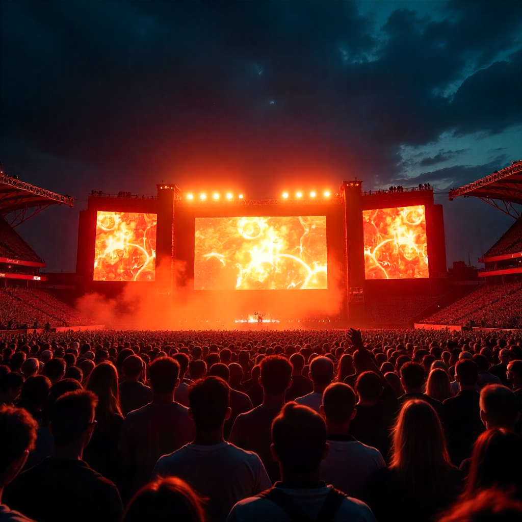 Mountain landscape with a lake
